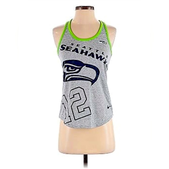 Nike NFL Team Apparel Women’s Seattle Seahawks Racerback Tank Size XL 12th Man - Picture 1 of 7